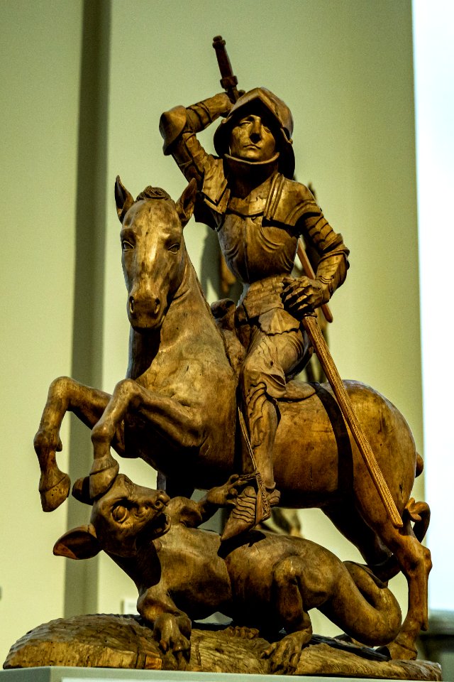 Bode Museum-Riemenschneider-Hl. Georg im Kampf mit dem Drachen DSC3589