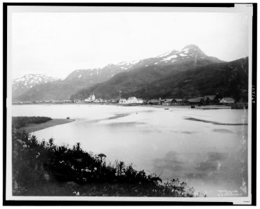 Body of water with mountains in background, Unalaska, Alaska LCCN99472363