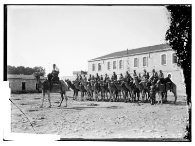 Bodyguard of Jamal (Cemal) Pasha in Barracks Square, Jerusalem LOC matpc.08127