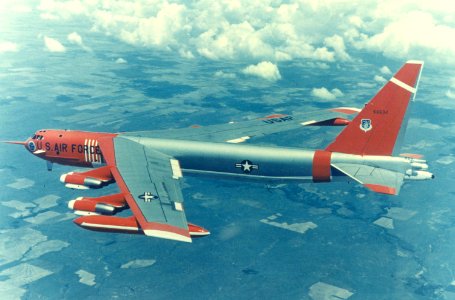 Boeing NB-52E during the Air Force Flight Dynamics Laboratory-Boeing Control Configured Vehicles program 061128-F-1234S-001