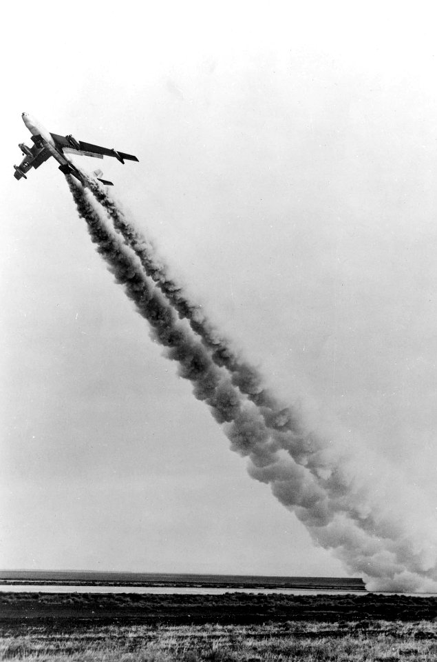 Boeing XB-47 rocket-assisted take off on Dec. 31, 1948. 061024-F-1234S-006