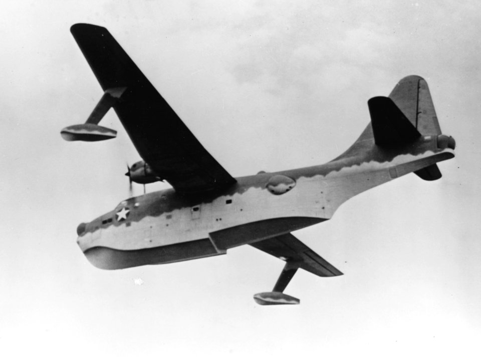Boeing XPBB-1 in flight in October 1942