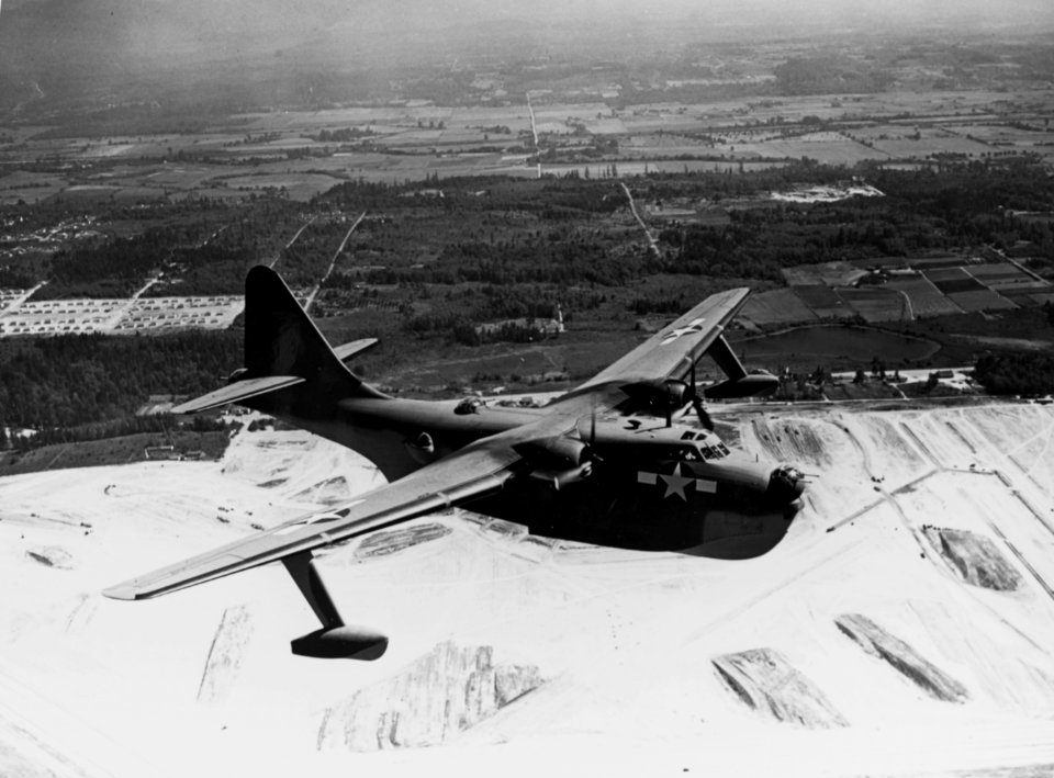 Boeing XPBB-1 Sea Ranger in flight in 1943