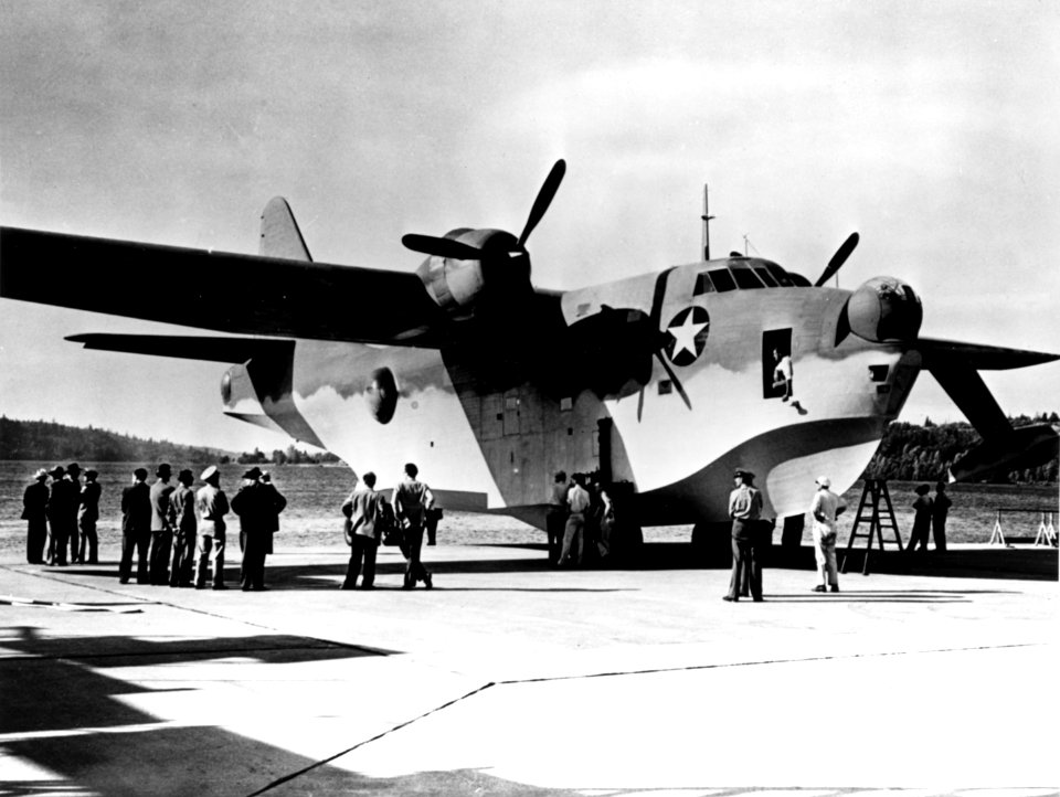 Boeing XPBB-1 on the ground in July 1942
