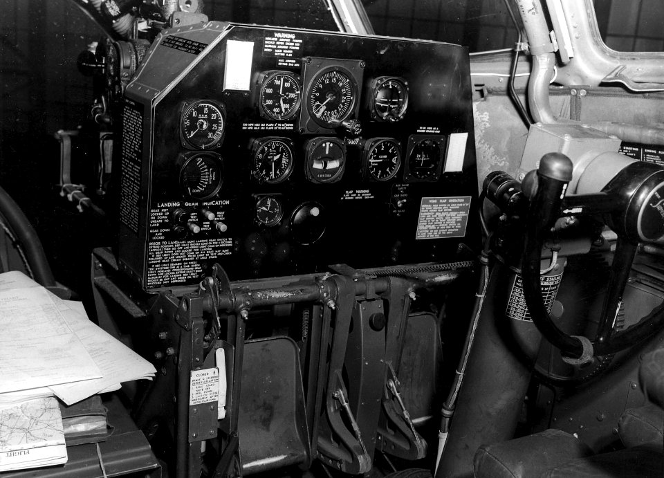 Boeing B-50D copilot's station, taken March 13, 1951 061025-F-1234S-045