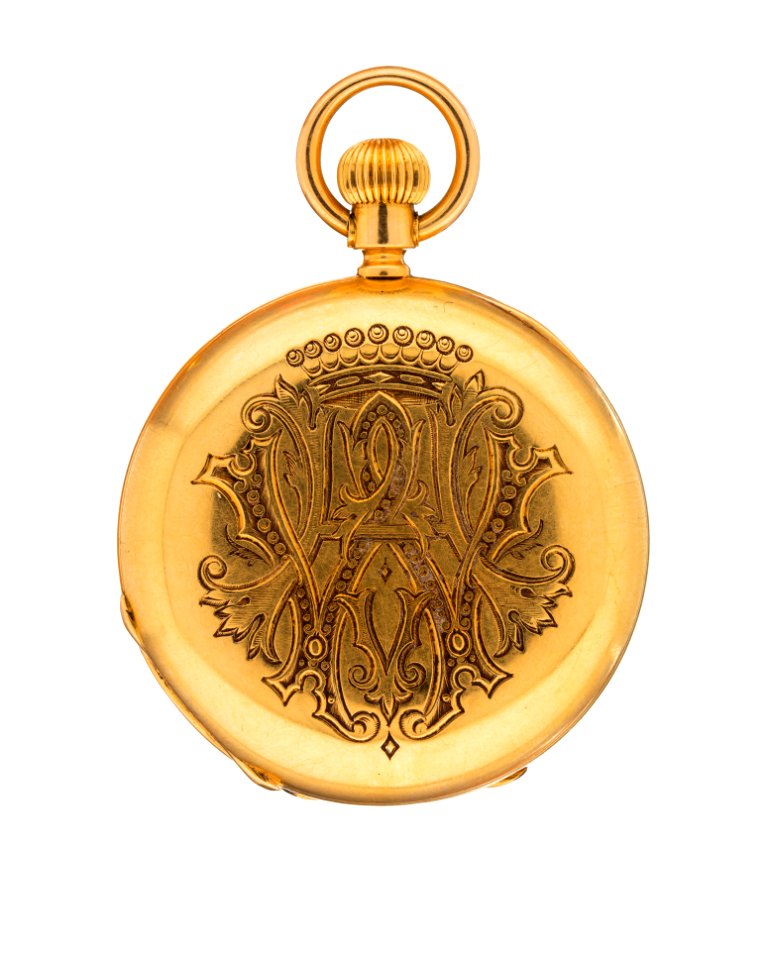Boett med monogram, 1880 - Hallwylska museet - 109717
