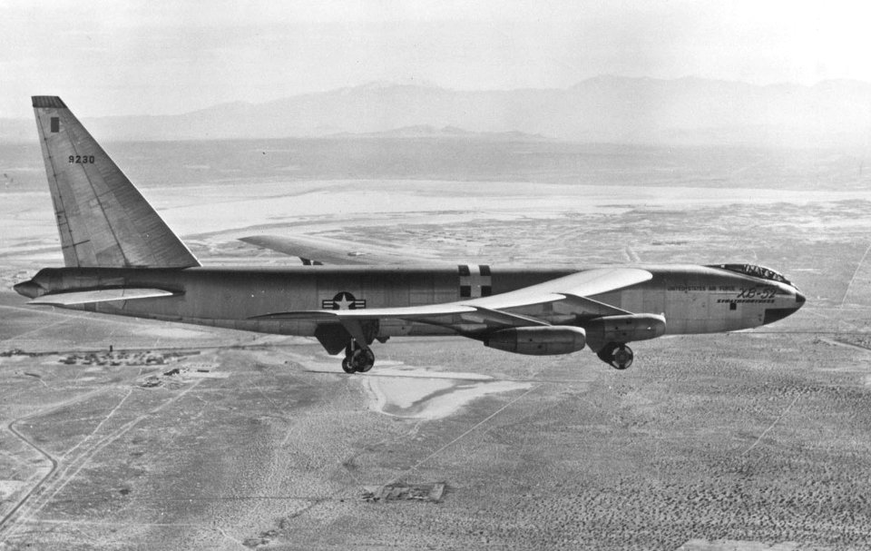 Boeing XB-52 in flight 061127-F-1234S-003