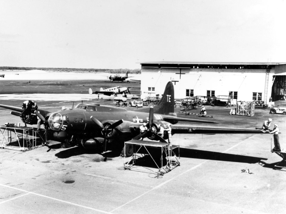 Boeing PB-1W Fortress from VW-1 at NAS Barbers Point c1953