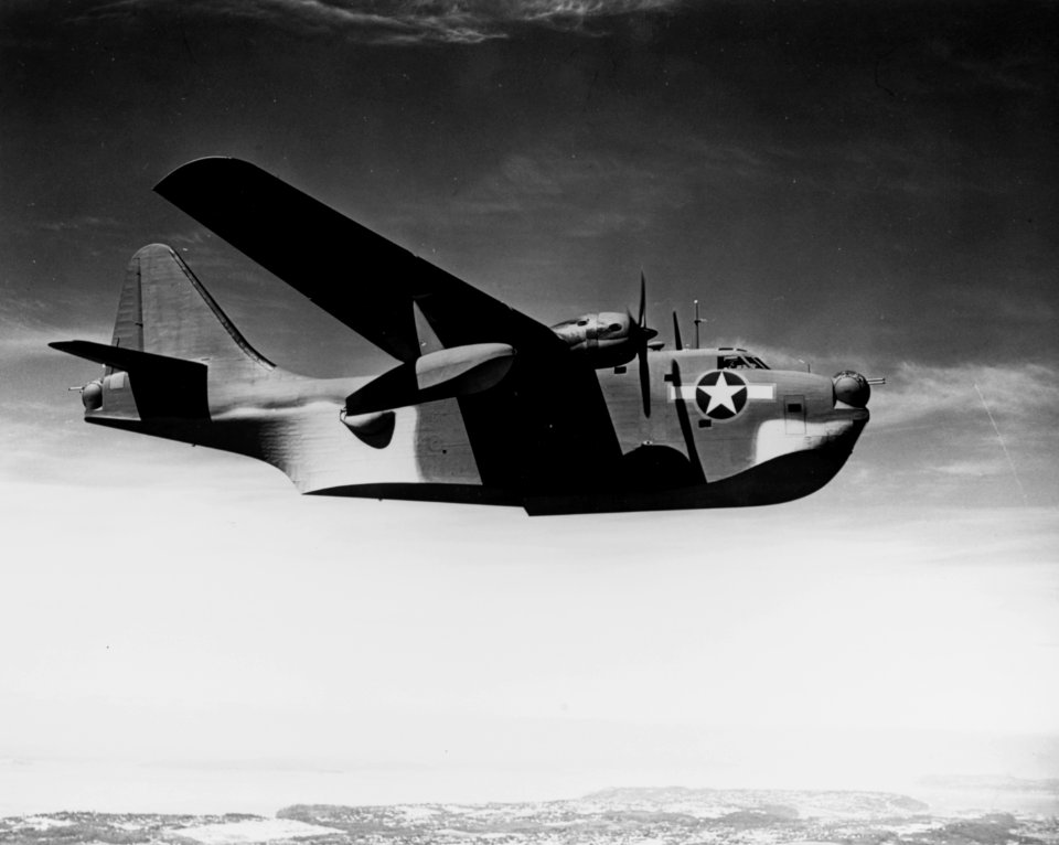 Boeing XPBB-1 Sea Ranger in flight in summer 1943