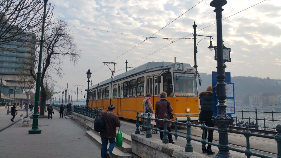 Budapest tram streetcar city photo