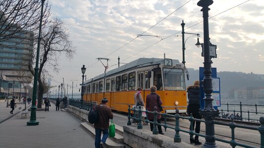 Budapest tram streetcar city photo