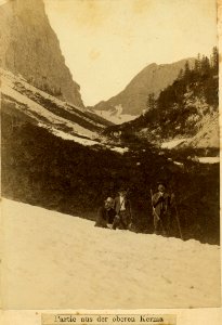 Bohinjska vratca nad dolino Krme 1884-93