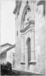Bogota Entrance of the Chapel of the University of El Rosario photo