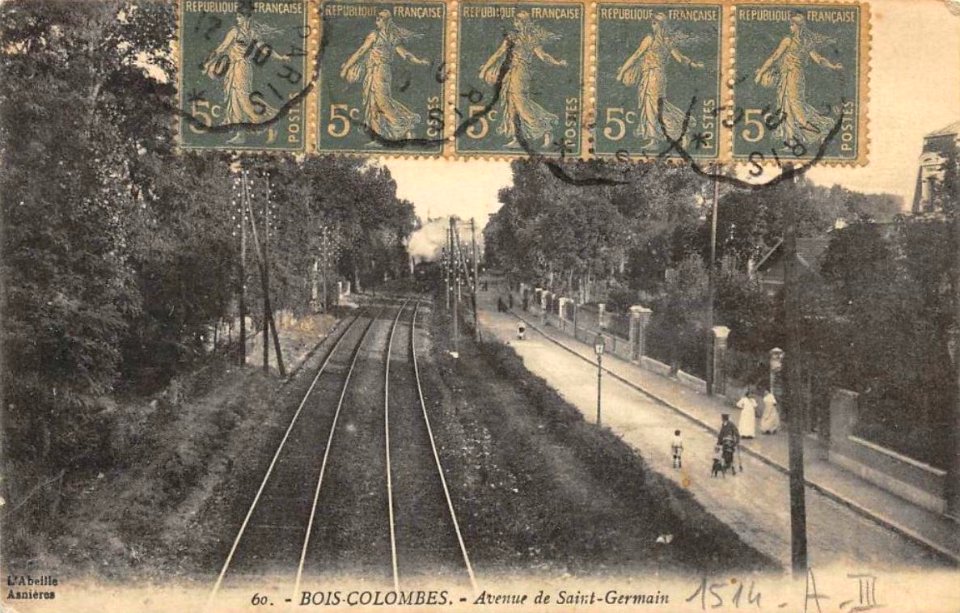 Bois-Colombes.Avenue de Saint-Germain