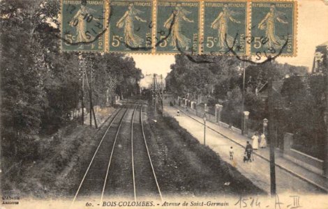 Bois-Colombes.Avenue de Saint-Germain