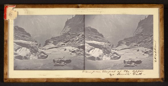 Carleton Watkins (American - View from the foot of the Upper Yo Semite Fall - Google Art Project