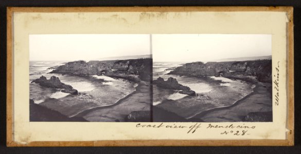 Carleton Watkins (American - (Coast View off Mendocino) - Google Art Project