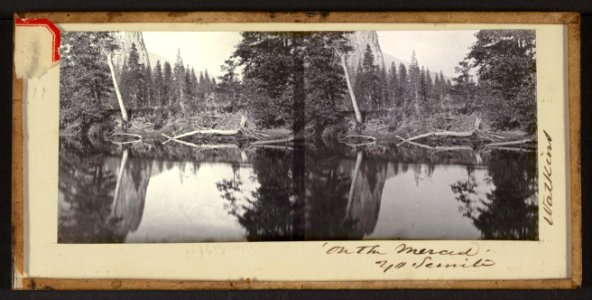 Carleton Watkins (American - 'On the Merced' Yo Semite - Google Art Project