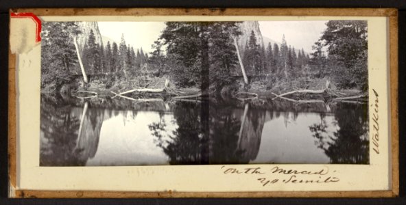 Carleton Watkins (American - 'On the Merced' Yo Semite - Google Art Project photo