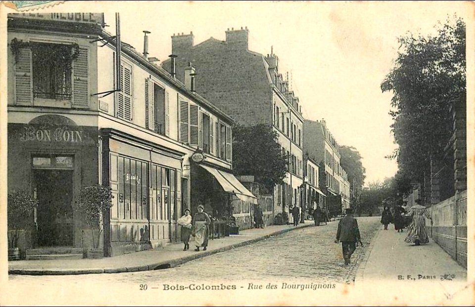 Bois-Colombes.Rue Des Bourguignons.Montee