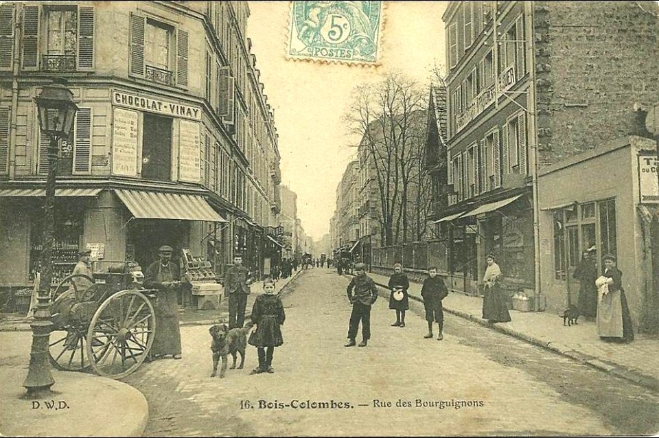 Bois-Colombes.Rue des Bourguignons