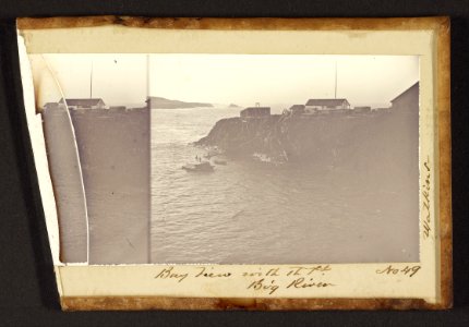 Carleton Watkins (American - Bay View with the Pt. Big River. - Google Art Project