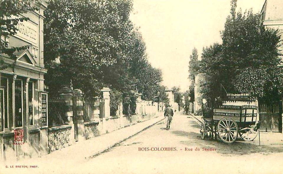 Bois-Colombes.Rue du Sentier
