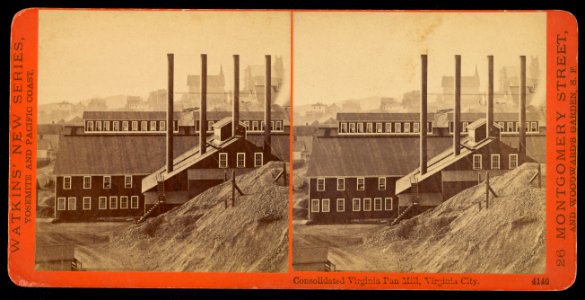 Carleton Watkins (American - Consolidated Virginia Pan Mill, Virginia City - Google Art Project