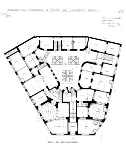 Carlbergska huset, bottenvåning 1899
