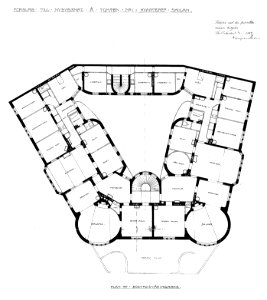 Carlbergska huset, bostadsvåning 1899