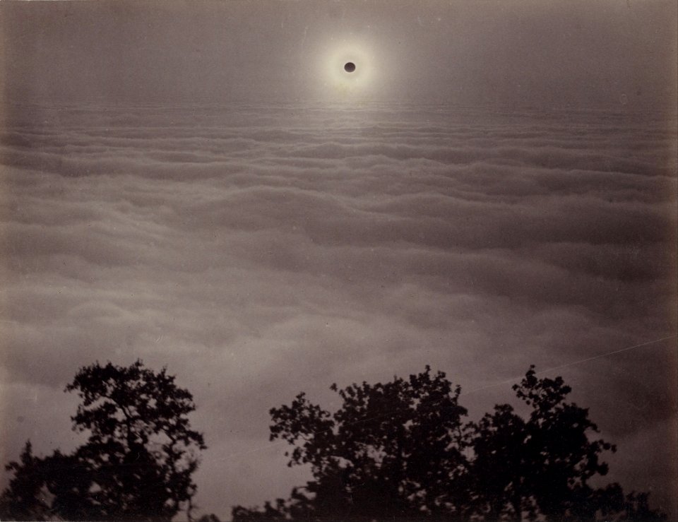 Carleton Watkins (American - Solar Eclipse from Mount Santa Lucia - Google Art Project