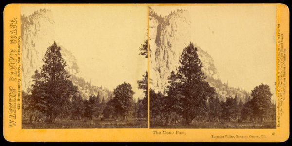 Carleton Watkins (American - The Mono Pass, Yosemite Valley, Mariposa County, Cal. - Google Art Project photo