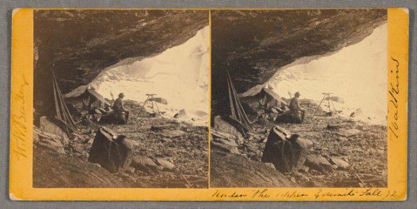 Carleton Watkins (American - Under the Upper Yosemite Fall - Google Art Project photo