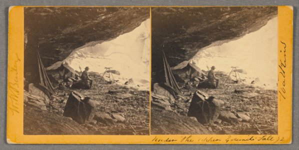 Carleton Watkins (American - Under the Upper Yosemite Fall - Google Art Project