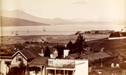 Carleton Watkins (American - (Sausalito, Tamalpais and Richardson's Bay from San Francisco) - Google Art Project