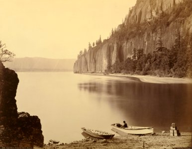 Carleton Watkins (American - Cape Horn, Columbia River, Oregon - Google Art Project