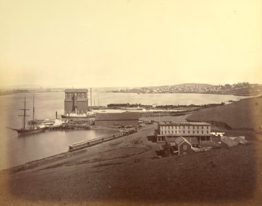 Carleton Watkins (American - City of Vallejo from South Vallejo, Solano County - Google Art Project photo