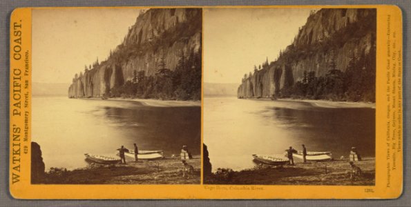 Carleton Watkins (American - Cape Horn, Columbia River - Google Art Project