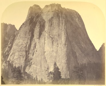 Carleton Watkins (American - Cathedral Rock--Yosemite, No. 20 - Google Art Project photo