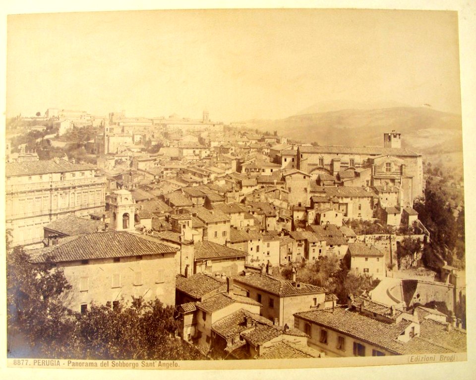 Carlo Brogi - Panorama del Sobborgo Sant'Angelo - Perugia -8877