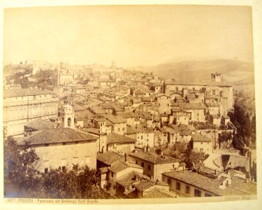 Carlo Brogi - Panorama del Sobborgo Sant'Angelo - Perugia -8877