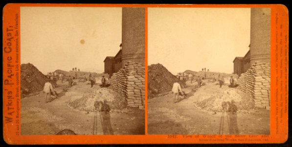 Carleton Watkins (American - View of Wharf of the Selby Lead and Silver Smelting Works, San Francisco, Cal. - Google Art Project