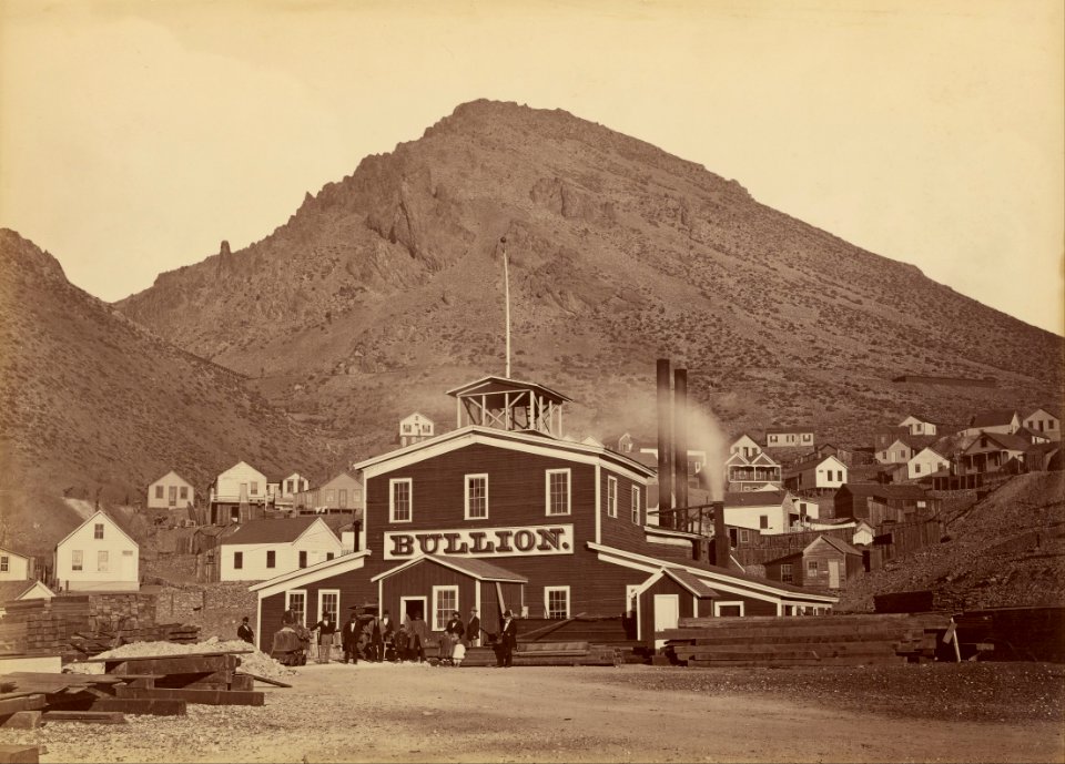 Carleton Watkins (American - The Bullion Mine, Virginia City, Nevada - Google Art Project