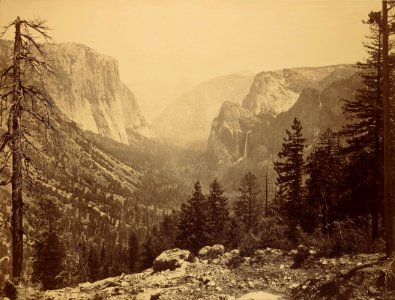 Carleton Watkins (American - Yosemite Valley from Inspiration Point - Google Art Project