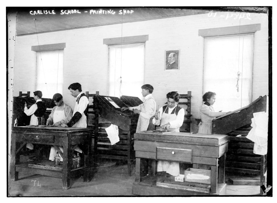 Carlisle School - Printing Shop LCCN2014691293