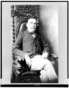 Carlos Pellegrini, three-quarter length portrait, seated, facing slightly right LCCN93508124