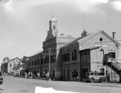 Carmel and Haifa. Haifa R.R. (i.e., Railroad) station LOC matpc.15372