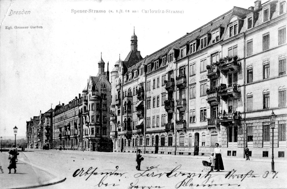 Carlowitzstraße bella época dresde