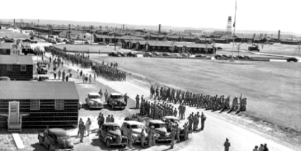 Carlsbad Army Airfield - Cadets Marching