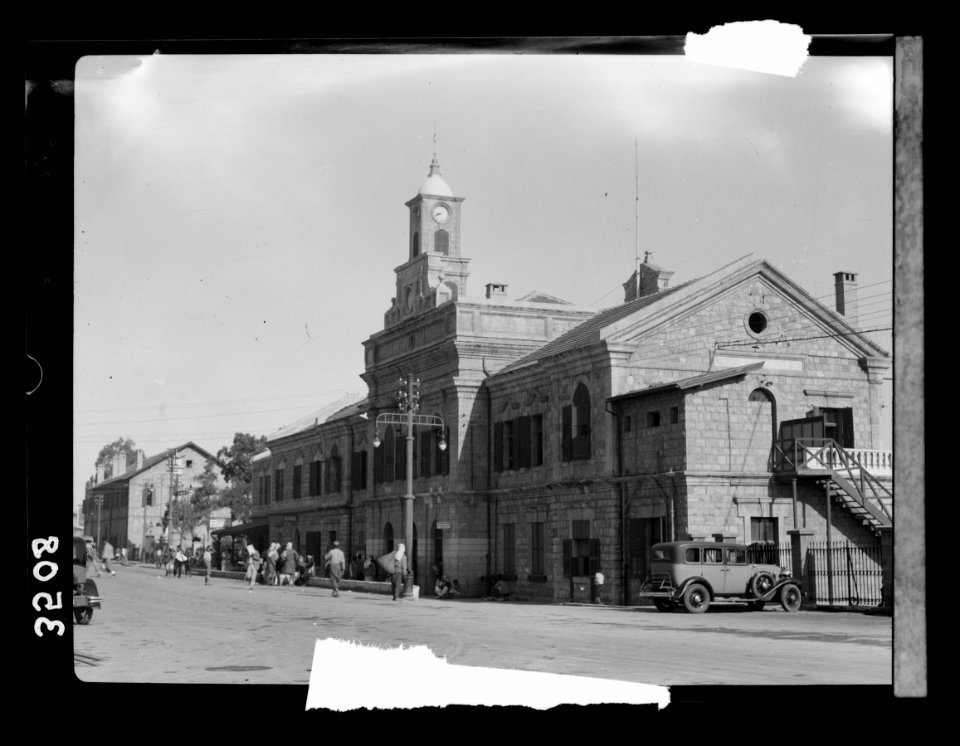 Carmel and Haifa. Haifa R.R. (i.e., Railroad) station LOC matpc.15372